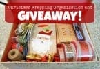 Christmas Wrapping Organization and Giveaway