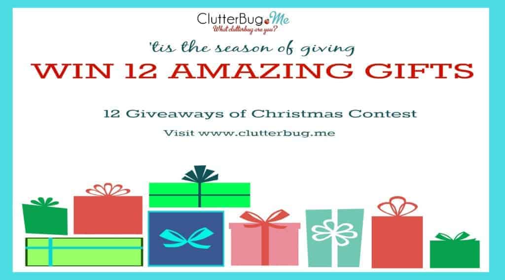 12 Giveaways of Christmas! Clutterbug