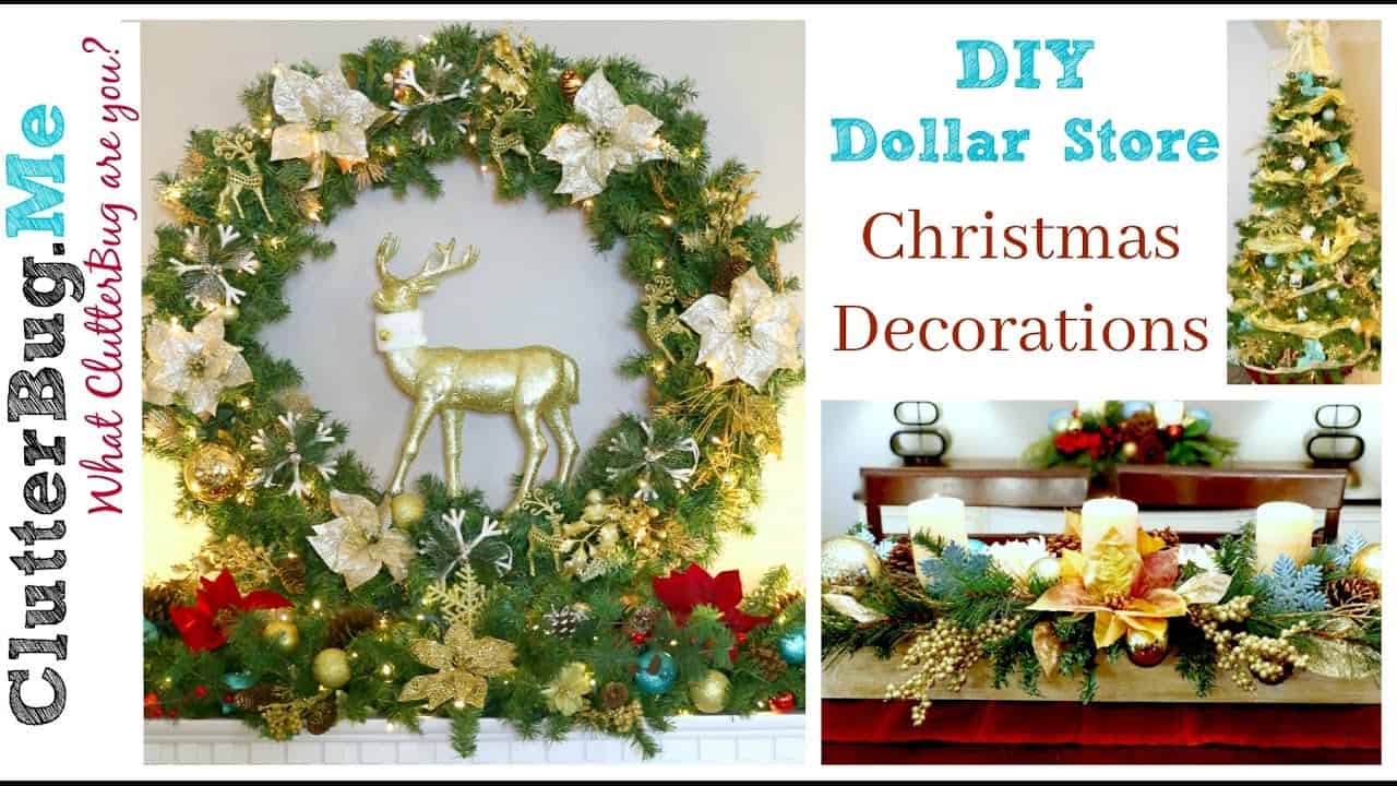 DIY Dollar Tree Christmas Decor Ideas for 2016