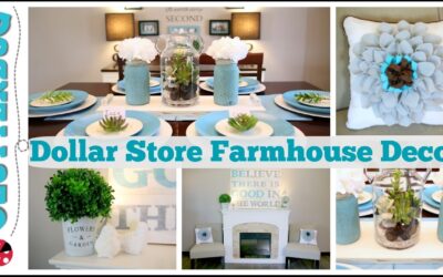 Easy Dollar Store Farmhouse Decor Ideas & DIY Felt Pillows