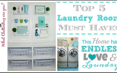 5 Laundry Room Must Haves