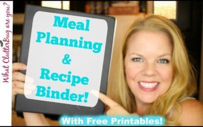 My Meal Planning and Recipe Binder