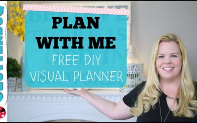 PLAN WITH ME –  Free DIY Visual Planner