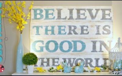 DIY Rustic Wood Sign – DIY Home Decor Idea