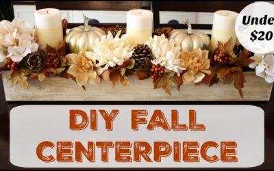 How to Make a Fall Centerpiece – Dollar Store Decor