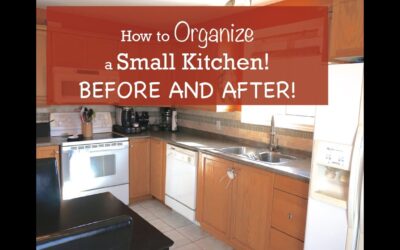 How to Organize a Small Kitchen – Before and After
