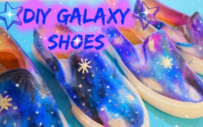 Fun Kids Craft – How to Make DIY Galaxy Shoes