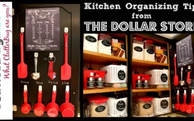 Kitchen Organizing Tips and Ideas from The Dollar Store