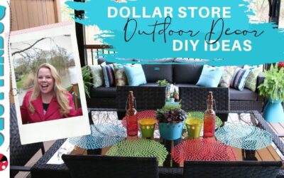 Decorate Your Patio With These Dollar Store Outdoor Decor Ideas