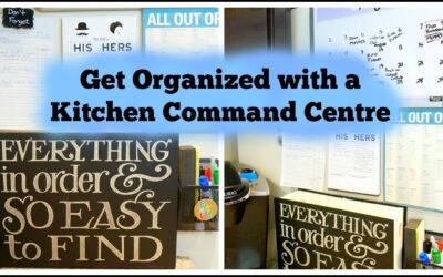 Get Organized with a Kitchen Command Centre