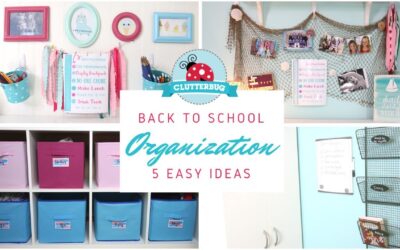 Back to School Organization – 5 Lazy Mom Hacks