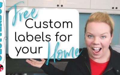 How to Make FREE Custom Labels For Your Home