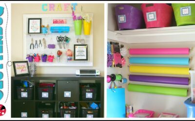 Cluttered to Clean: Craft Room Makeover For Under $100 & FREE PRINTABLES