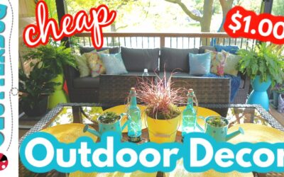 Dollar Store Outdoor Decor Ideas