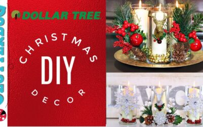 DIY Dollar Tree Christmas Decor Ideas – Easy Centerpiece