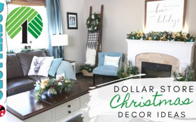 DIY Christmas Decor Ideas from The Dollar Store – Decorate With Me