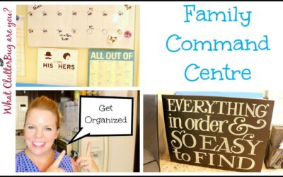 Family Command Centre – Back to School Organization