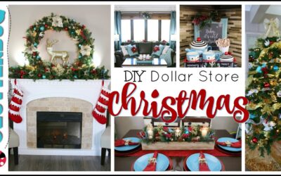 DIY Dollar Store Christmas Decor – Decorate With Me