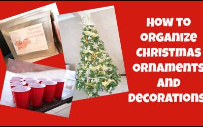 How to Organize Christmas Ornaments and Decorations