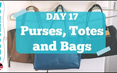 Day 17 – Purses, Bags & Totes – 30 Day Decluttering Challenge