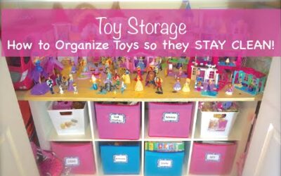 How to organize toys so they stay clean!