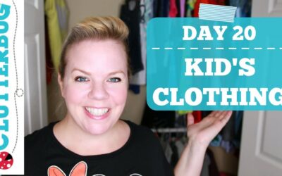 Day 20 – Kid’s Clothing – 30 Day Decluttering Challenge