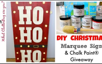 DIY Christmas Marquee Sign – Chalk Paint® Giveaway