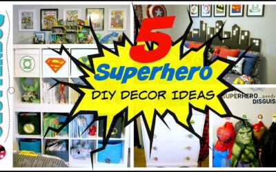 5 Easy Superhero DIY Room Decor Ideas and How To’s