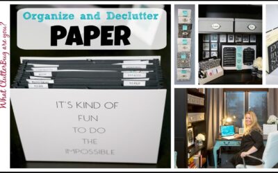 Organize and Declutter Paper with Me