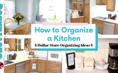 How to Organize a Kitchen Fast – 💲Dollar Store Organizing Ideas 💲