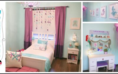 DIY Mermaid Bedroom on a Budget – Before and After Room Tour