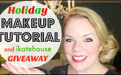 Holiday Makeup Tutorial and ikatehouse Giveaway