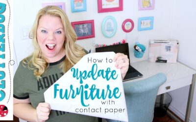 How to Update Furniture with Contact Paper!