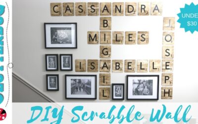 DIY Scrabble Tiles- Dollar Store DIY Decor Idea