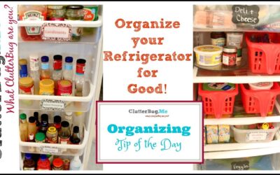 Organized Refrigerator for Good – Organizing Tip of the Day