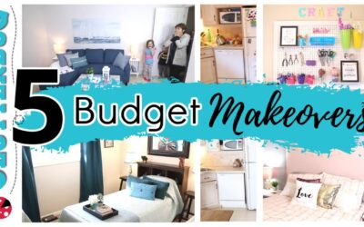 5 Budget Room Makeovers – Cluttered to Clean Before and Afters