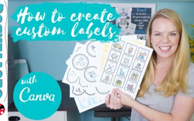 How to Make Custom DIY Labels for your Home using Canva