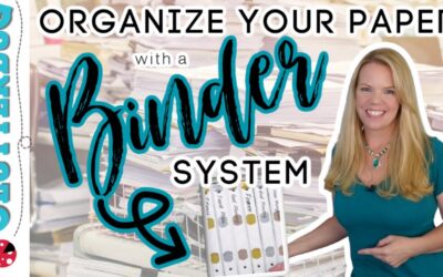 How to Organize Paper using a Binder System – Free Printables