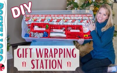 DIY Gift Wrapping Station & Best Hiding Spots for Christmas Presents