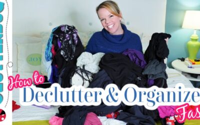 Declutter and Organize Clothes and your Bedroom Fast!