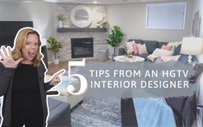 5 Tips I learned from an HGTV Interior Designer