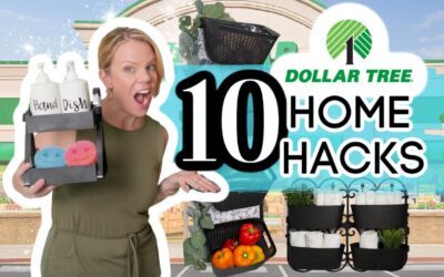 10 Organizing Home Hacks – *NEW* Dollar Tree Organization!