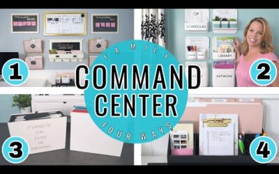 Family Command Center Four Ways!