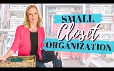 Small Closet Transformation – Get MORE organization with LESS space!
