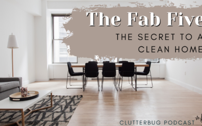 The SECRET to a Clean Home is the FAB FIVE