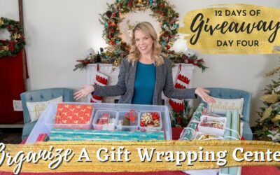 The Perfect Gift Wrapping Station – Day FOUR – 12 Days of Giveaways