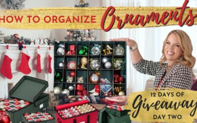 Organize Christmas Decorations- Day TWO – 12 Days of Giveaways!