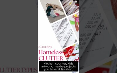 HOMELESS Clutter is the easiest to deal with!!!