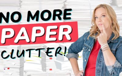 Tired of Paper Clutter?! You need to try these Organizing Hacks!!