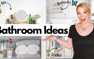 GENIUS Bathroom Organizing Ideas For EVERY Organizing Style  🐝 🦋 🐞 🦗